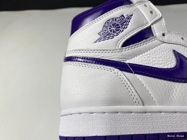 Bmlin RETRO COURT HIGH PURPLE JORDAN 1 CD0461-151 AIR 0717